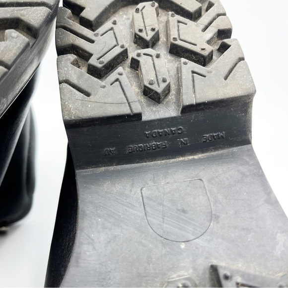 Vintage Blondo Waterproof Leather Lug Sole Lace Up Chunky Boots Grunge - Picture 11 of 11